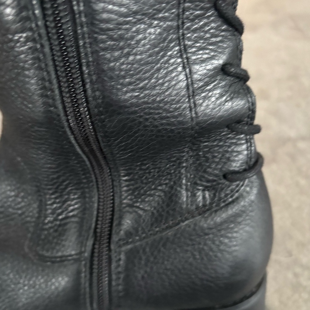 Sofft Black Leather Knee-High Boots - Picture 3 of 7